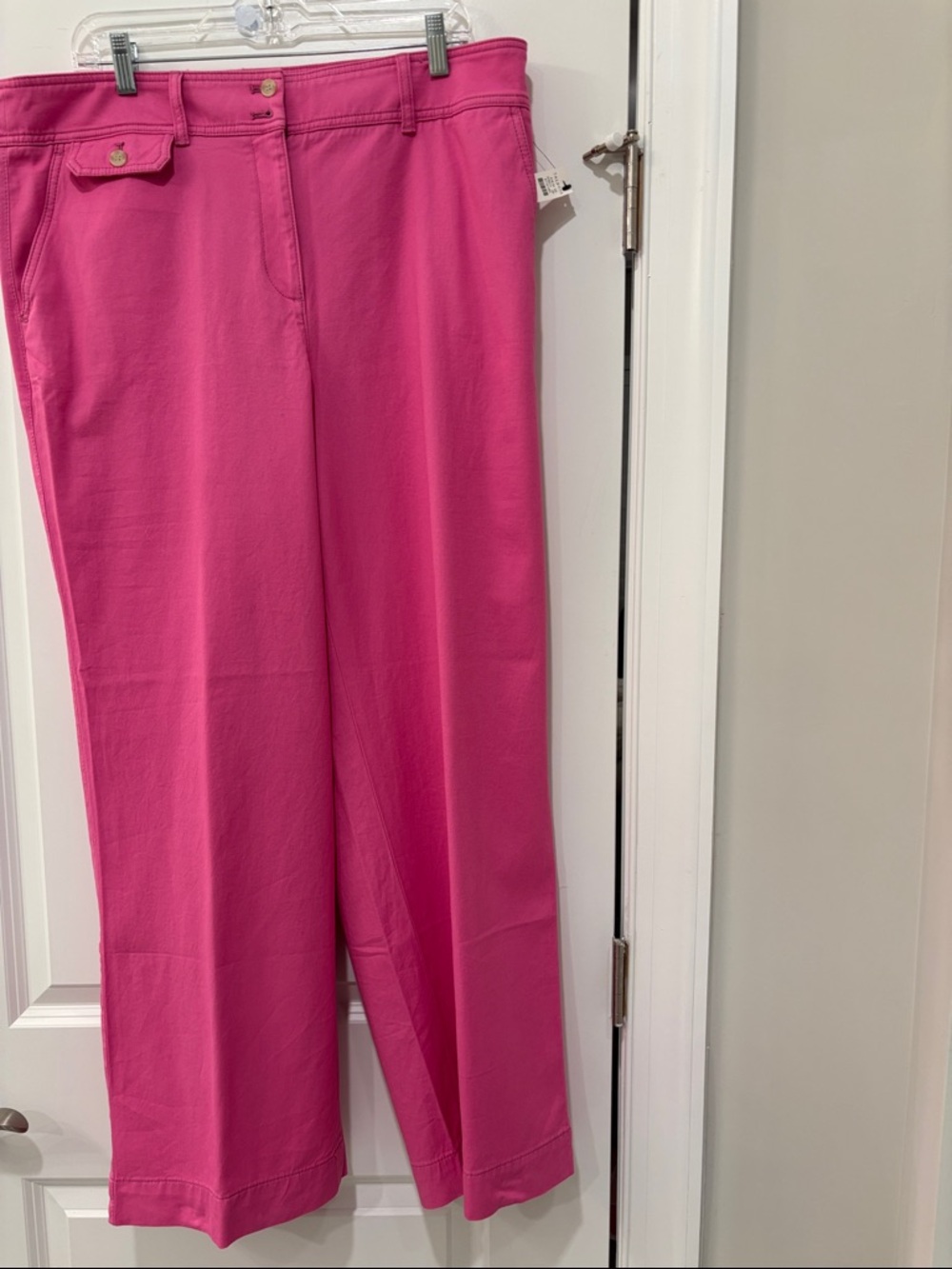 Talbots Vibrant Fuchsia Wide-Leg Pants